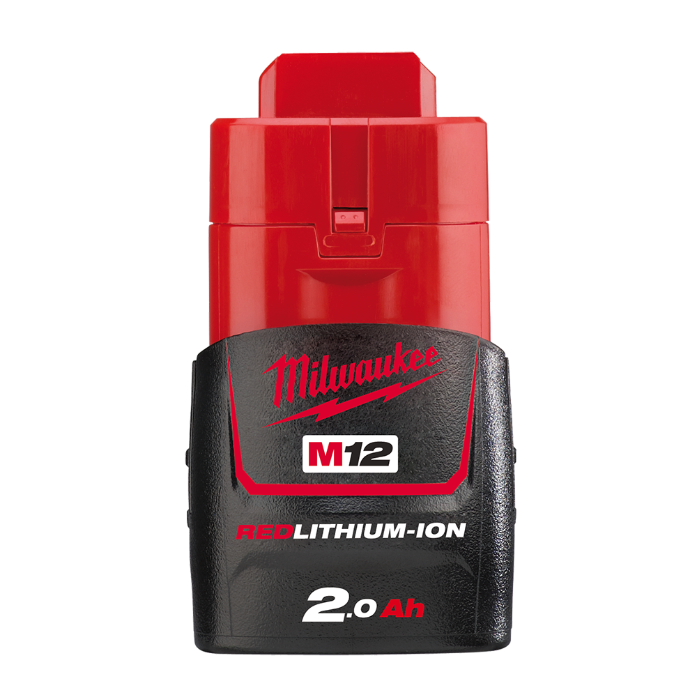 Milwaukee 12V Red Li-Ion Akku M12 B2 2,0 Ah 