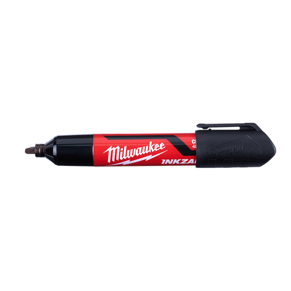 INKZALL™ Black Large Chisel Tip Marker, , hi-res