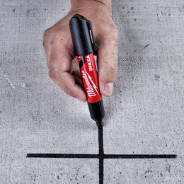 INKZALL™ Black Large Chisel Tip Marker
