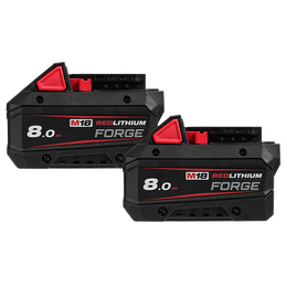M18&trade; REDLITHIUM&trade; FORGE&trade; 8.0Ah Battery Twin Pack