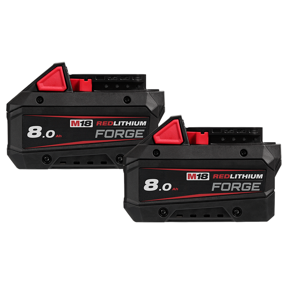 M18&trade; REDLITHIUM&trade; FORGE&trade; 8.0Ah Battery Twin Pack, , hi-res