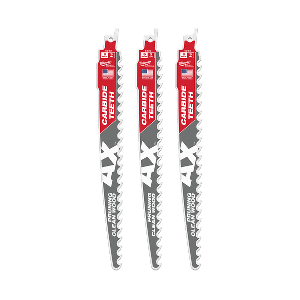 The AX™ With Carbide Teeth For Pruning And Clean Wood 225mm 3Pk, , hi-res