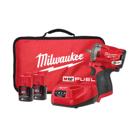 M12 FUEL™ 3/8" Stubby Impact Wrench with Friction Ring Kit