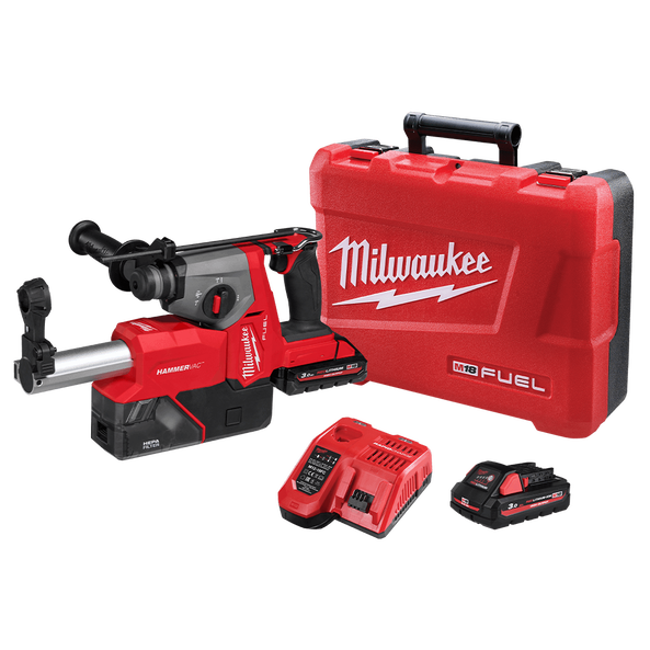 M18 FUEL™ 16mm SDS Plus Rotary Hammer with Dust Extractor Kit, , hi-res