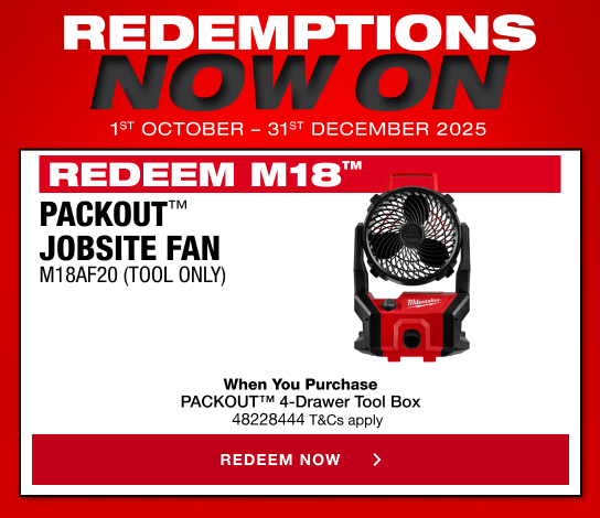 Milwaukee Redemptions - 1st October - 31st December 2025