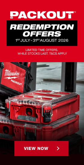 Milwaukee Packout Redemptions - 1st July - 31st August 2026