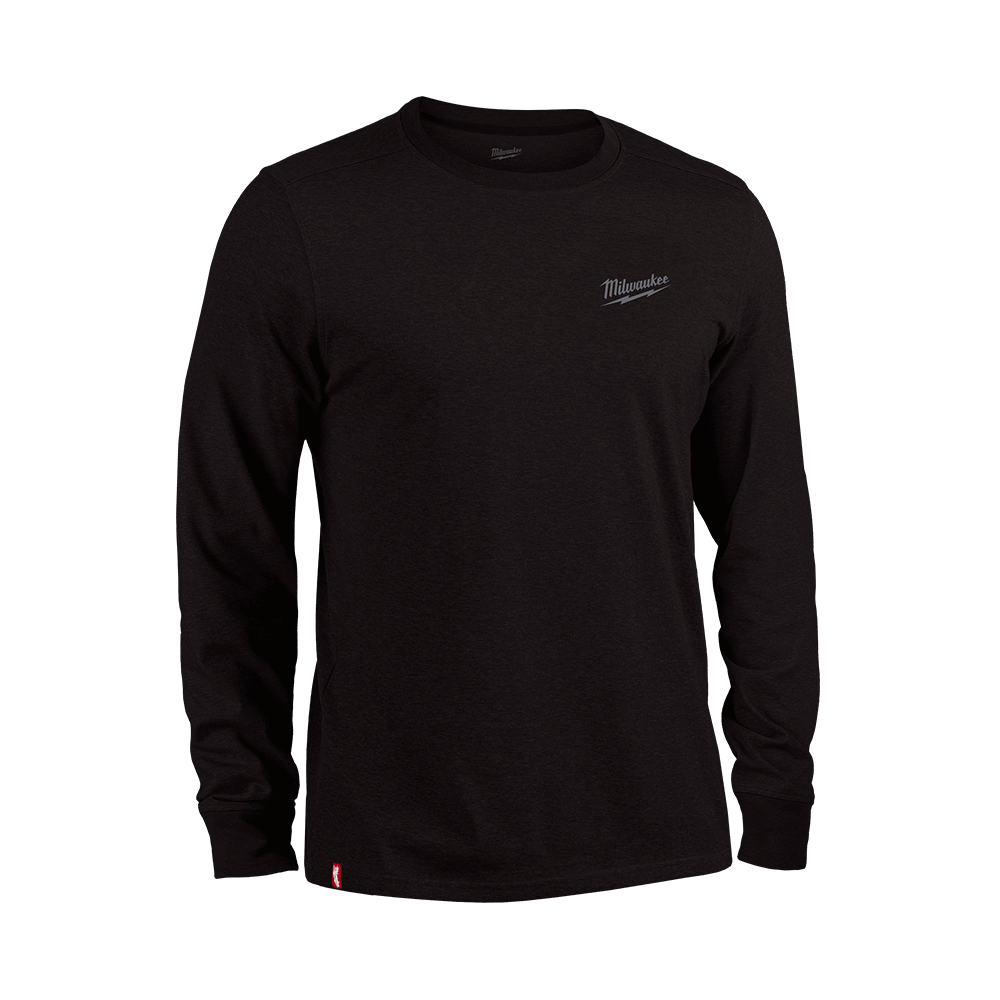 Milwaukee Hybrid Work Tee Long Sleeve Black 604B Milwaukee Tool Australia