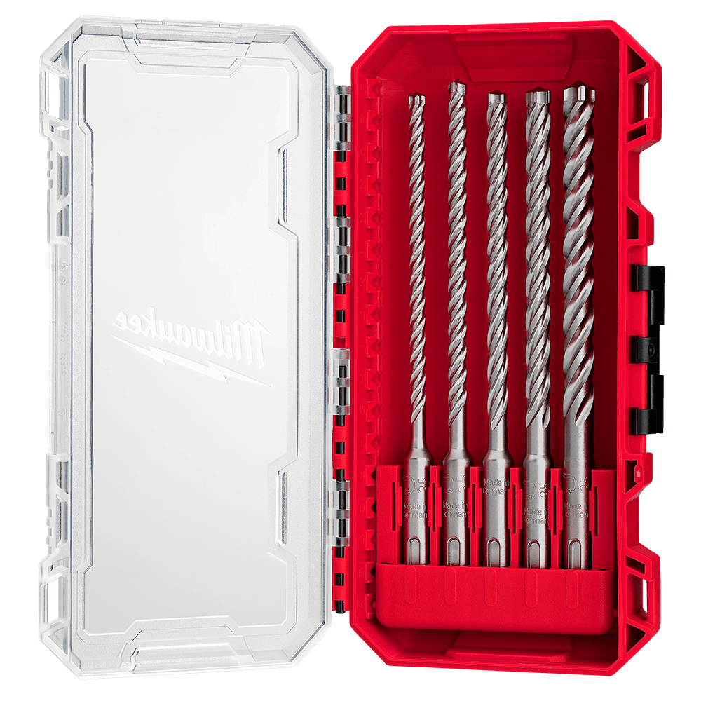 SDS Plus MX4 4-Cut Drill Bit 5PC Set