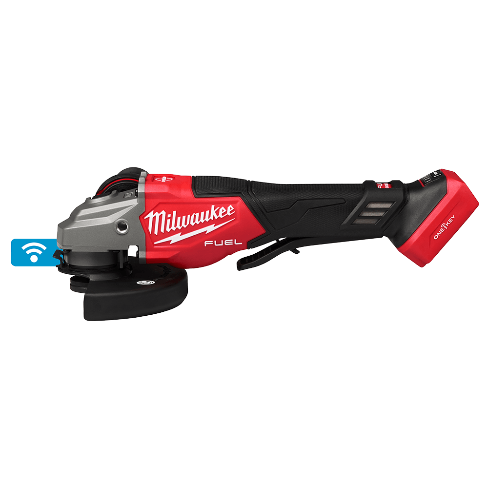 M18 FUEL™ ONE-KEY™ 125mm (5") High Speed Braking Angle Grinder with Deadman Paddle Switch (Tool Only)