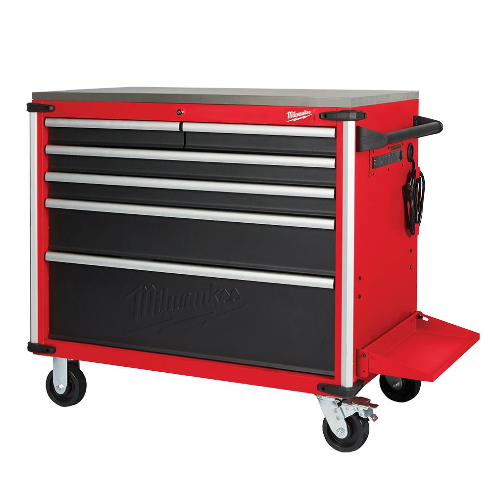 40" Mobile Work Bench Steel Top