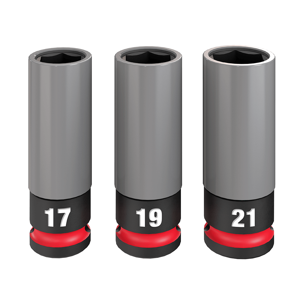 SHOCKWAVE Impact Duty™ 1/2" Drive 3PC Lug Nut Wheel Socket Set
