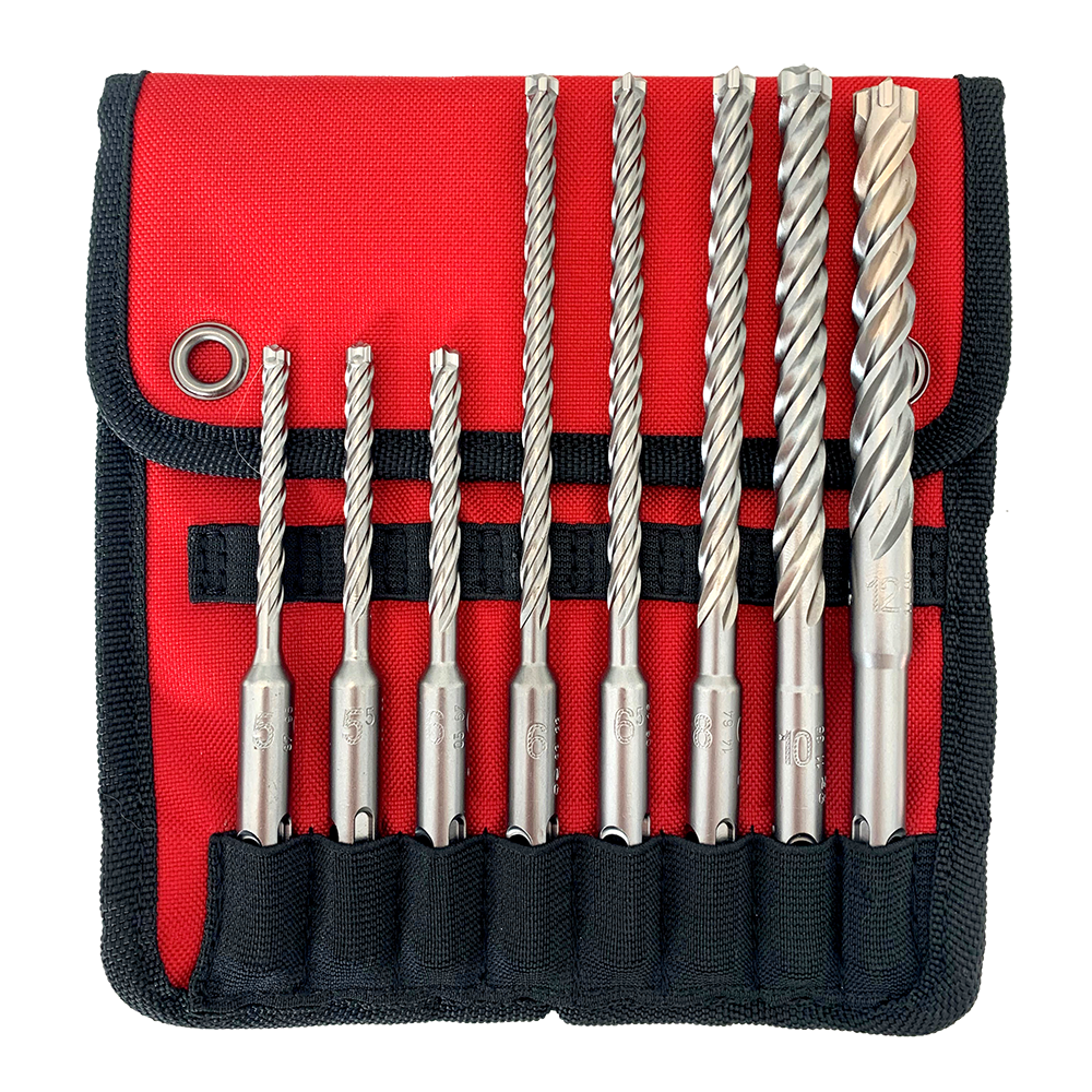 SDS Plus Drill Bit Set 8Pc